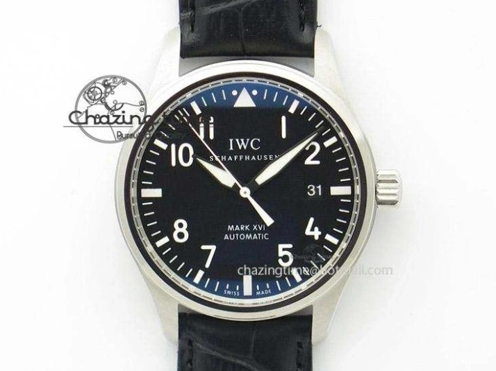 MIROTIME 0307 Elegant Portugieser Perpetual Calendar IW503302 RG V9F 1:1 Best Edition Gray Dial on Black Leather Strap A 7096